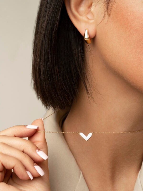 Parisa White Heart | Saras Fine Jewellery