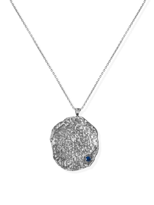 Textured CZ Pendant