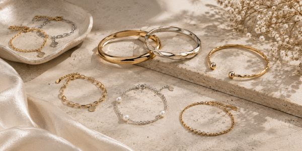 Gold and Silver Bracelets and Bangles: How to Choose, Stack and Style Them
